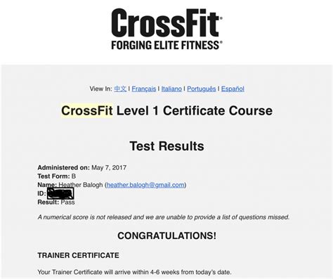 how hard is the crossfit level 1 test|crossfit level 1 online test.